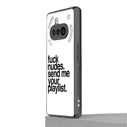 Playlist nothing phone 3a mobile cover | shockproof glass phone case