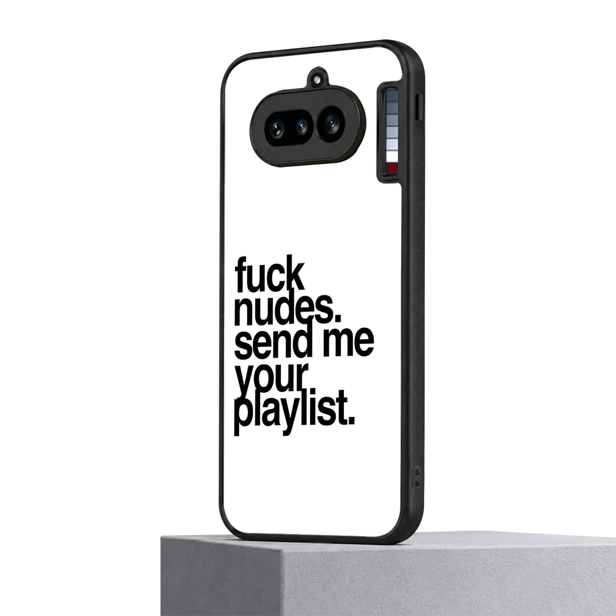 Playlist nothing phone 4a mobile cover | shockproof glass phone case