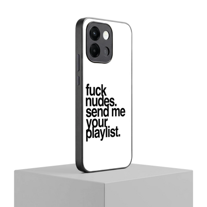 Playlist oneplus 13s mobile cover | shockproof glass phone case