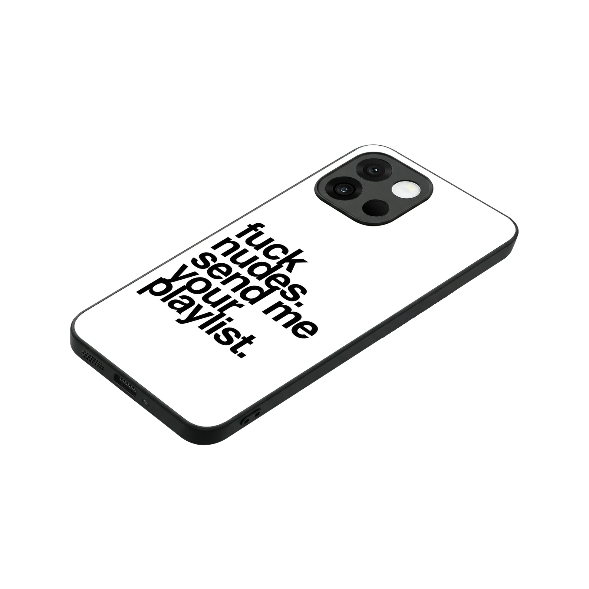 Playlist stylish phone case for oneplus 13s | glossy glass and slim fit