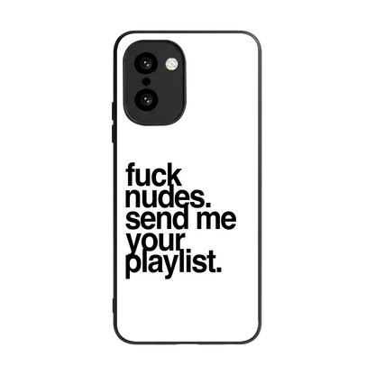 Playlist back phone cover | glass case for oneplus 15r