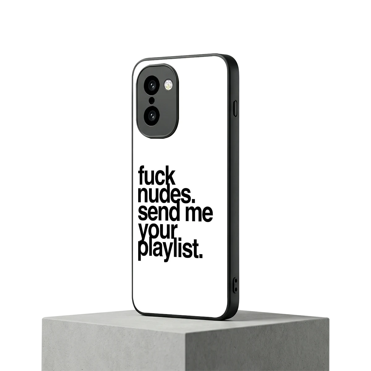 Playlist oneplus 15r mobile cover | shockproof glass phone case