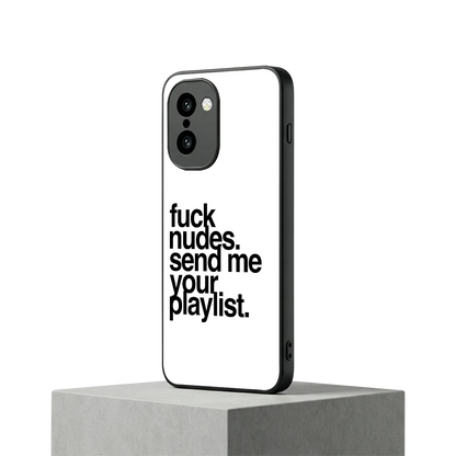 Playlist oneplus 15r mobile cover | shockproof glass phone case