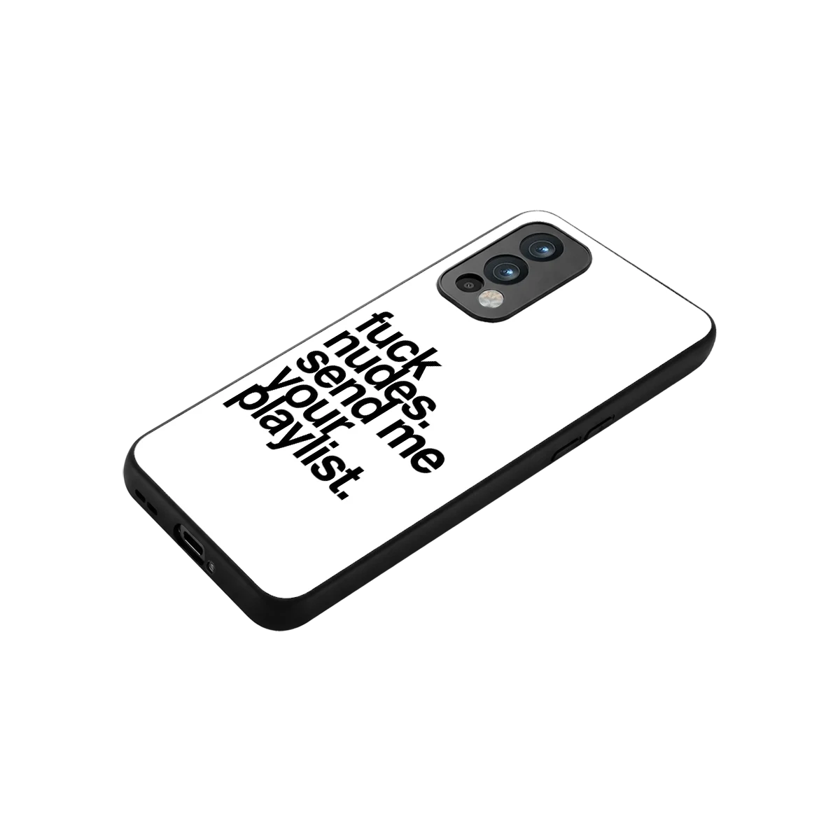 Playlist stylish phone case for oneplus nord 2 | glossy glass and slim fit