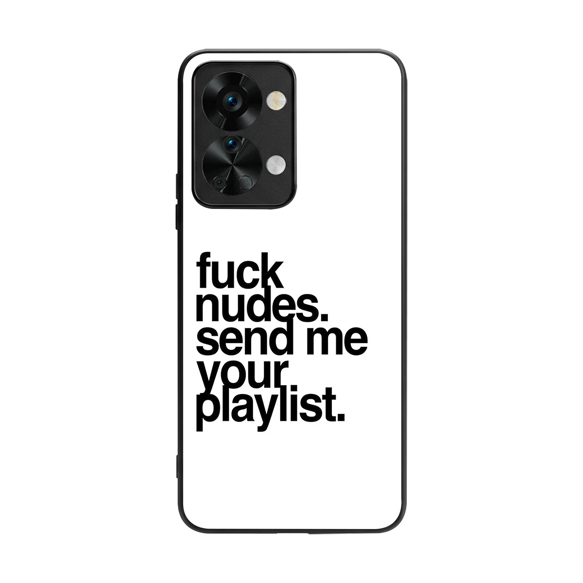 Playlist back phone cover | glass case for oneplus nord 2t