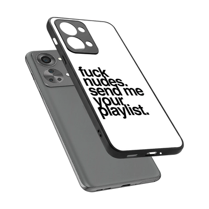 Playlist sleek oneplus nord 2t cover with tempered glass back and TPU edges