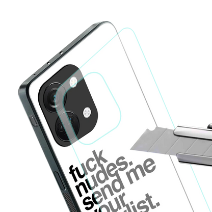 Playlist stylish phone case for oneplus nord 3 | glossy glass and slim fit