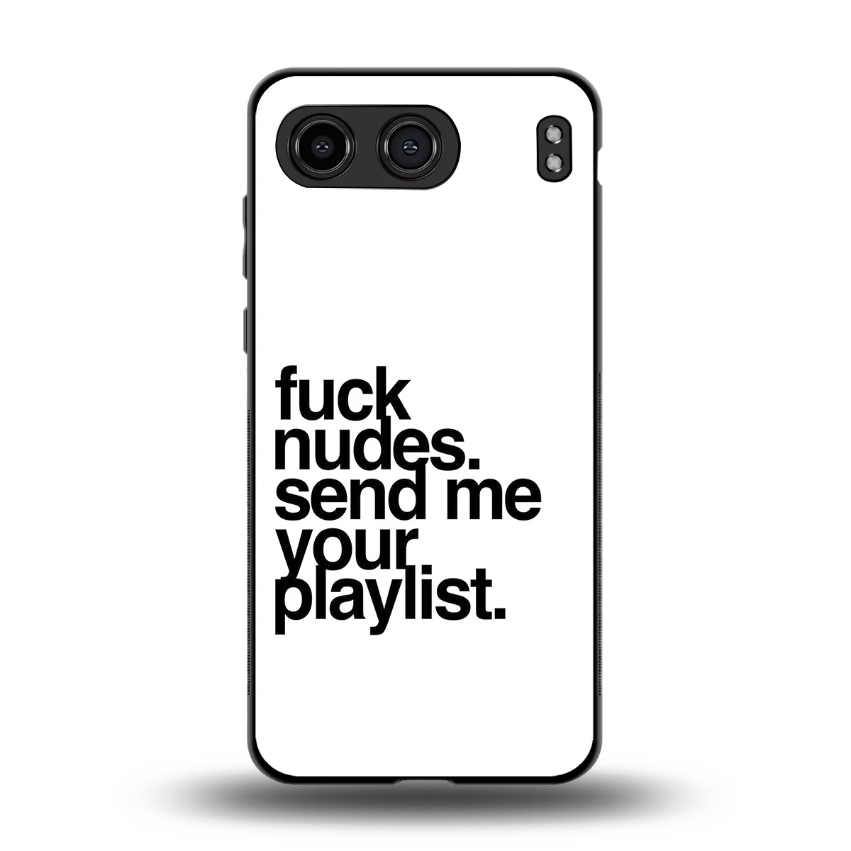 Playlist back phone cover | glass case for oneplus nord 4