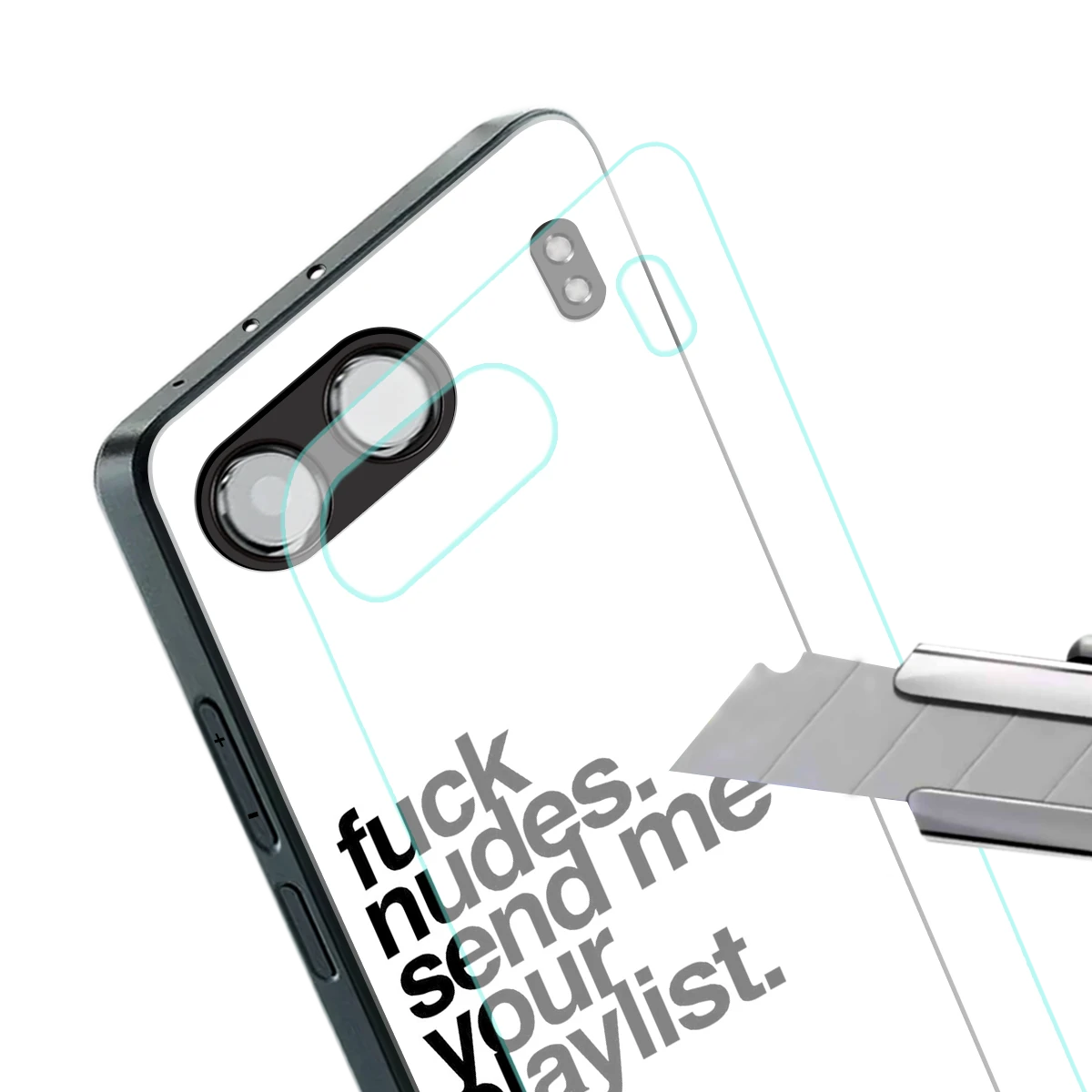 Playlist stylish phone case for oneplus nord 4 | glossy glass and slim fit