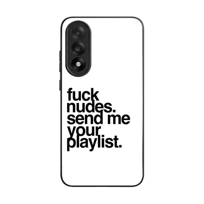 Playlist back phone cover | glass case for oneplus nord 5