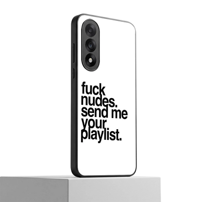 Playlist oneplus nord 5 mobile cover | shockproof glass phone case