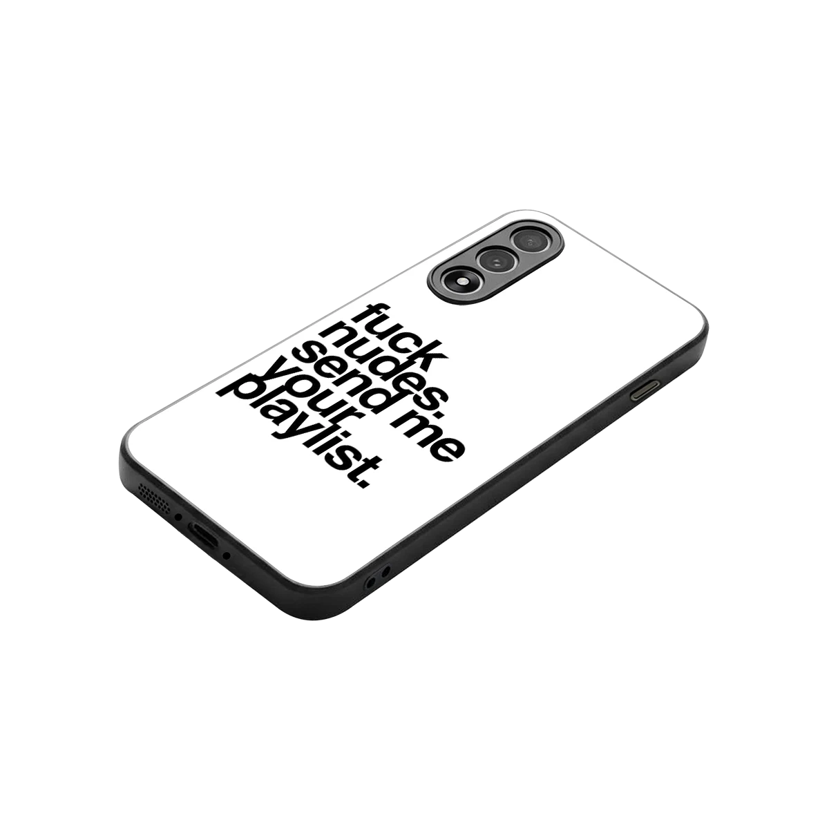Playlist stylish phone case for oneplus nord 5 | glossy glass and slim fit