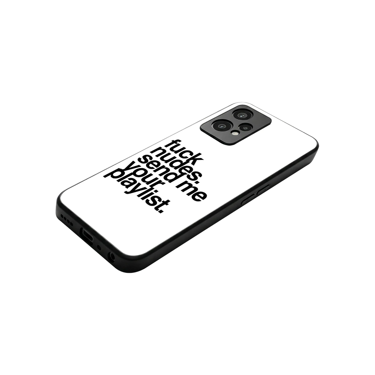 Playlist stylish phone case for oneplus nord ce 2 lite | glossy glass and slim fit
