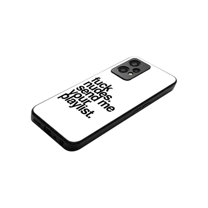 Playlist stylish phone case for oneplus nord ce 2 lite | glossy glass and slim fit