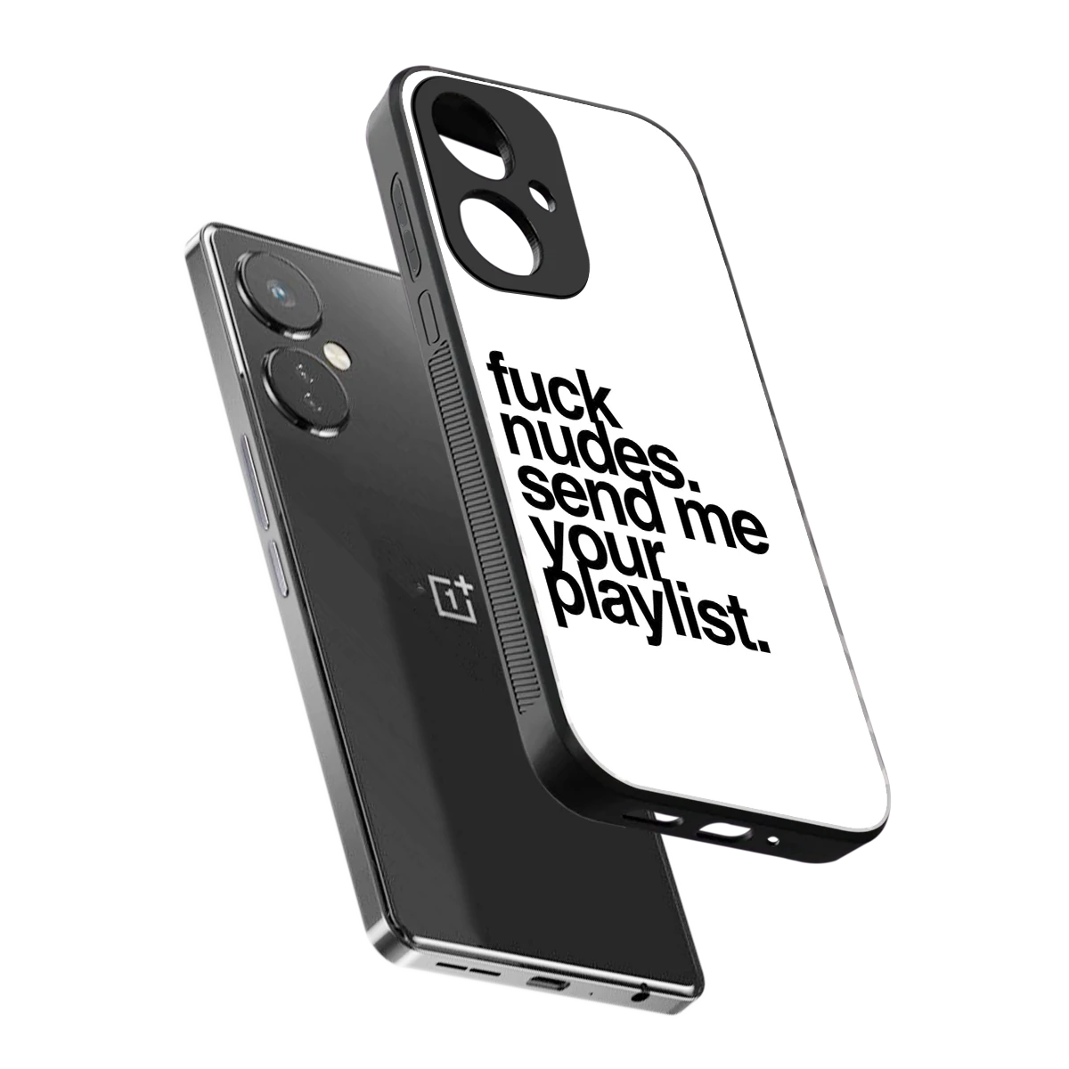 Playlist sleek oneplus nord ce 3 cover with tempered glass back and TPU edges