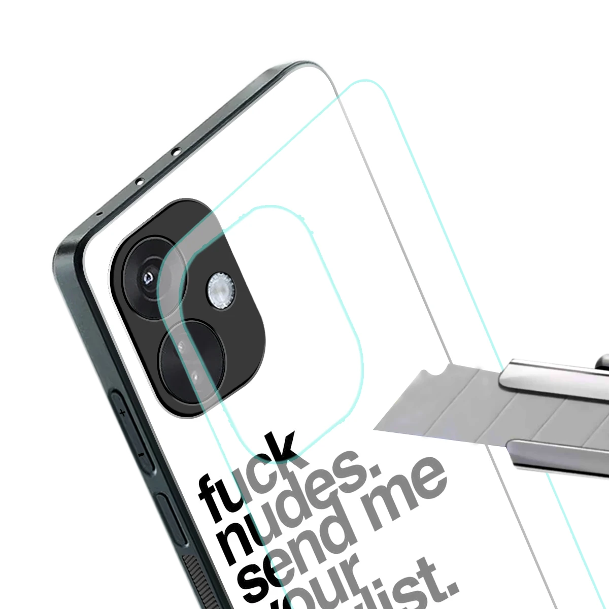 Playlist stylish phone case for oneplus nord ce 3 | glossy glass and slim fit