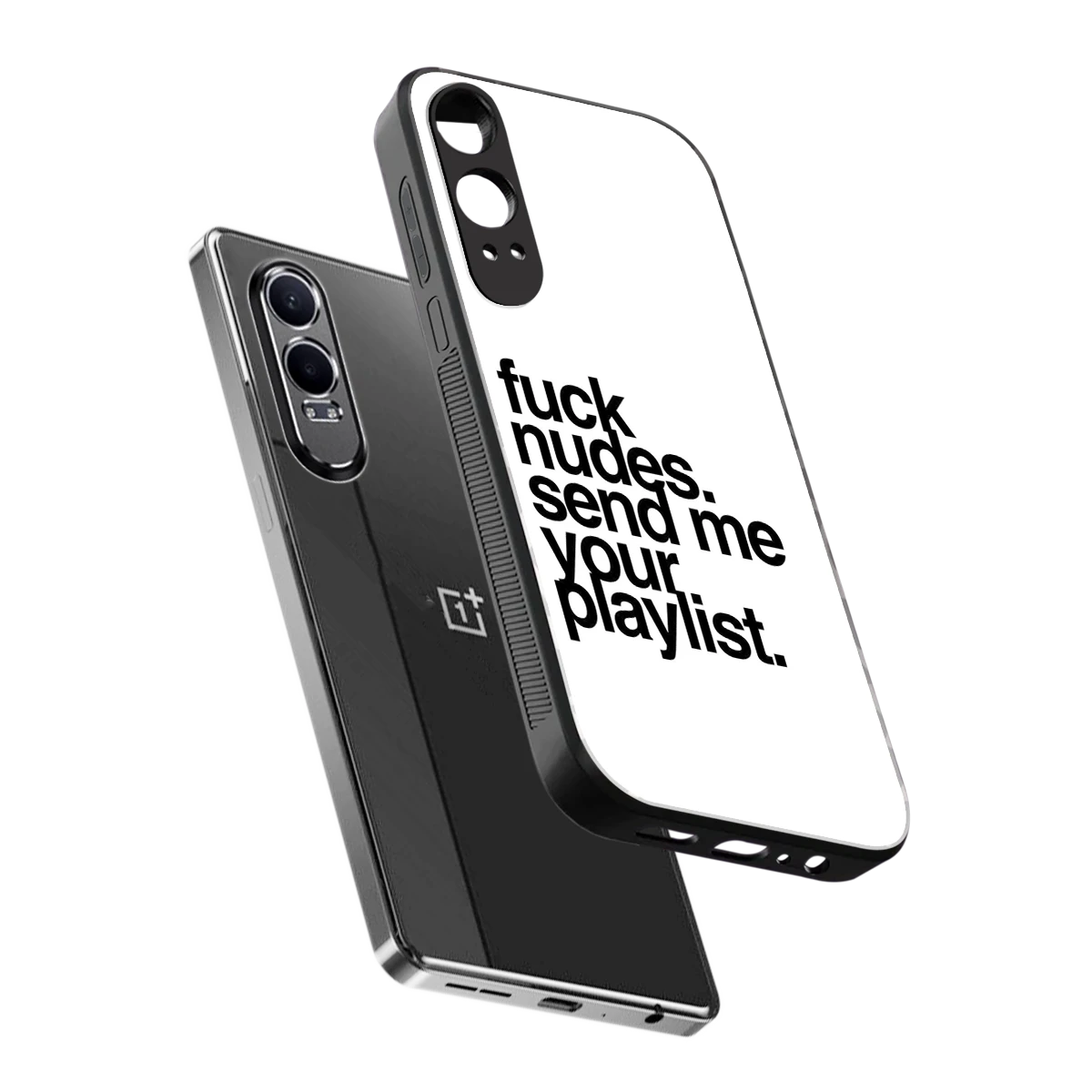 Playlist sleek oneplus nord ce 4 lite cover with tempered glass back and TPU edges