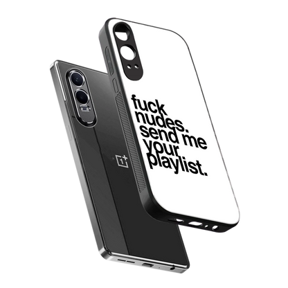 Playlist sleek oneplus nord ce 4 lite cover with tempered glass back and TPU edges
