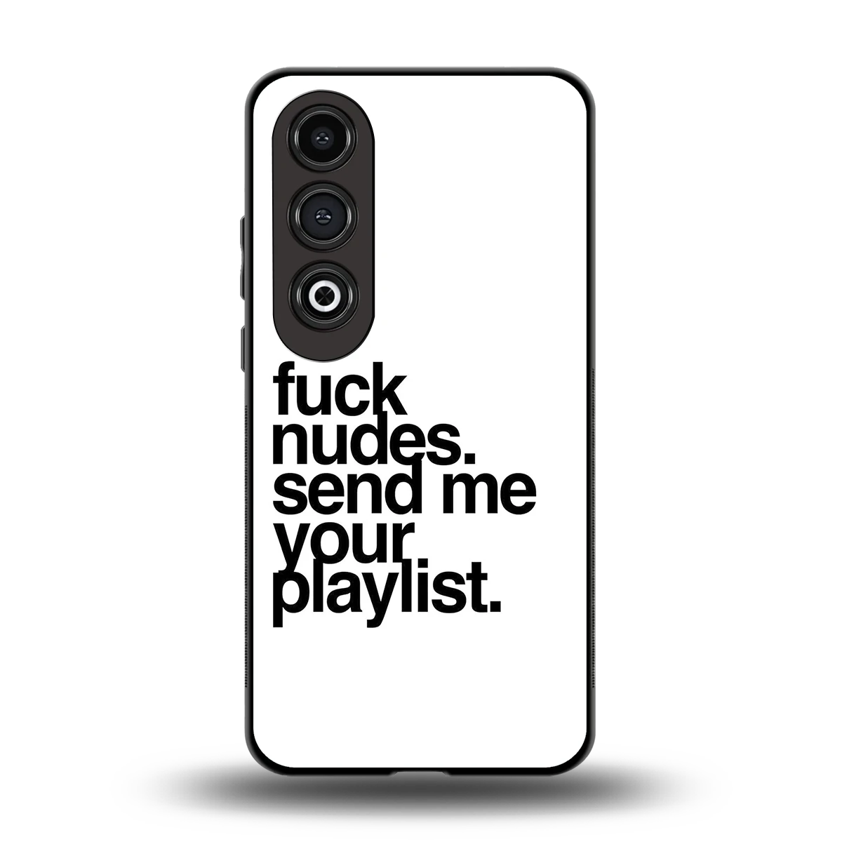 Playlist back phone cover | glass case for oneplus nord ce 4