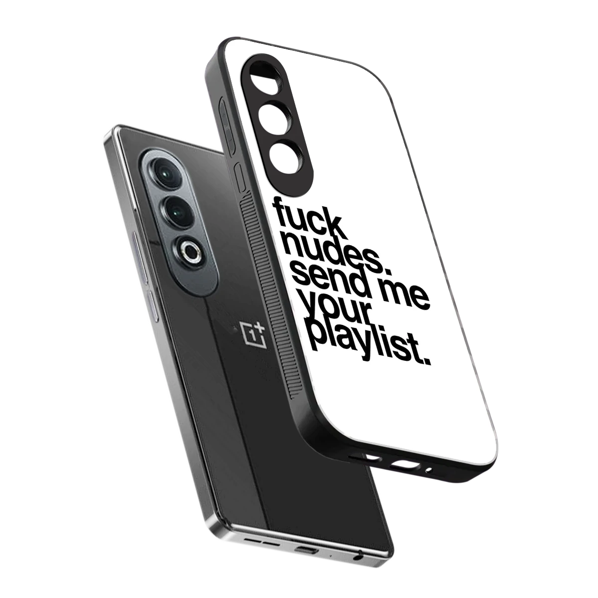 Playlist sleek oneplus nord ce 4 cover with tempered glass back and TPU edges