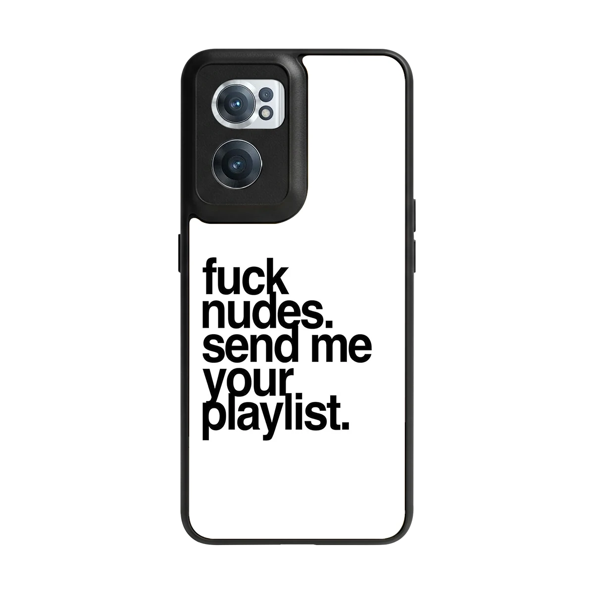 Playlist back phone cover | glass case for oneplus nord ce 2