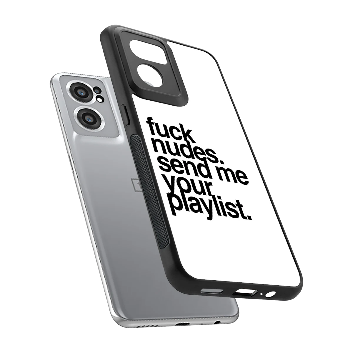 Playlist sleek oneplus nord ce 2 cover with tempered glass back and TPU edges