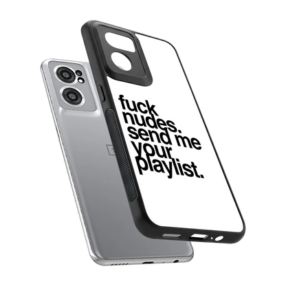 Playlist sleek oneplus nord ce 2 cover with tempered glass back and TPU edges
