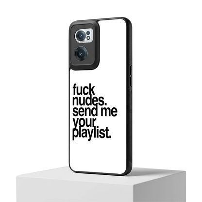 Playlist oneplus nord ce 2 mobile cover | shockproof glass phone case