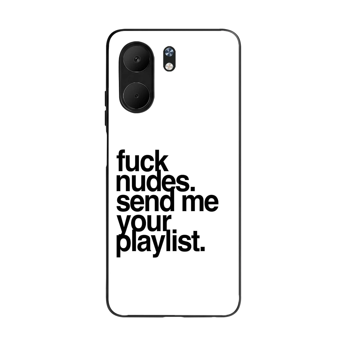Playlist back phone cover | glass case for oppo a5x 5g