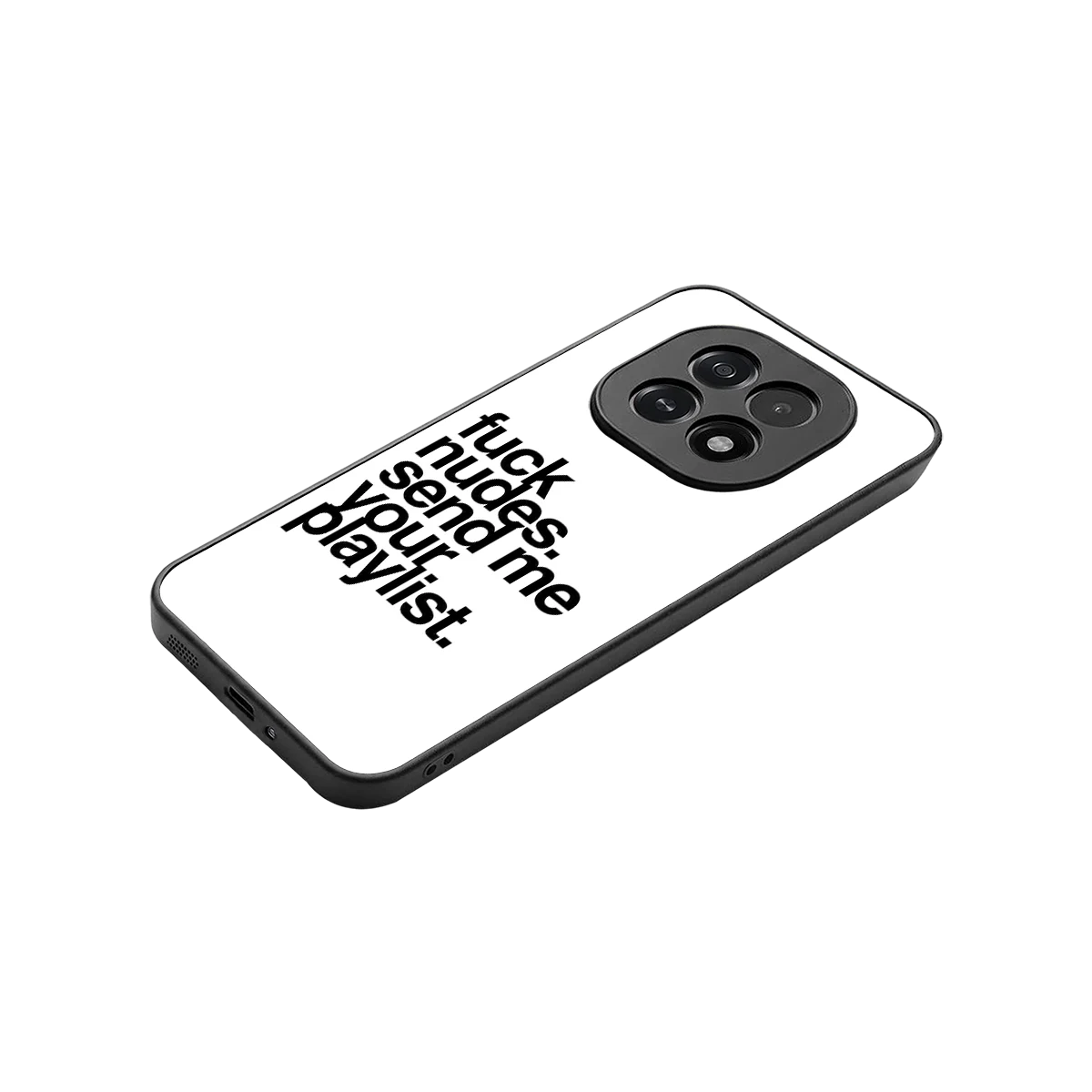 Playlist stylish phone case for oppo f29 5g | glossy glass and slim fit