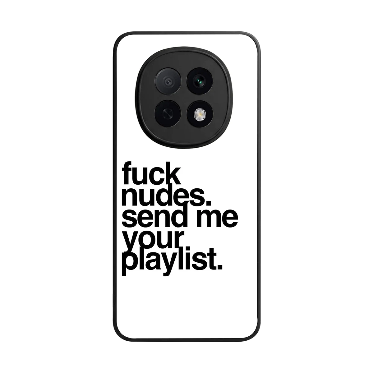 Playlist back phone cover | glass case for oppo f29 pro 5g