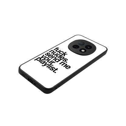 Playlist stylish phone case for oppo f29 pro 5g | glossy glass and slim fit