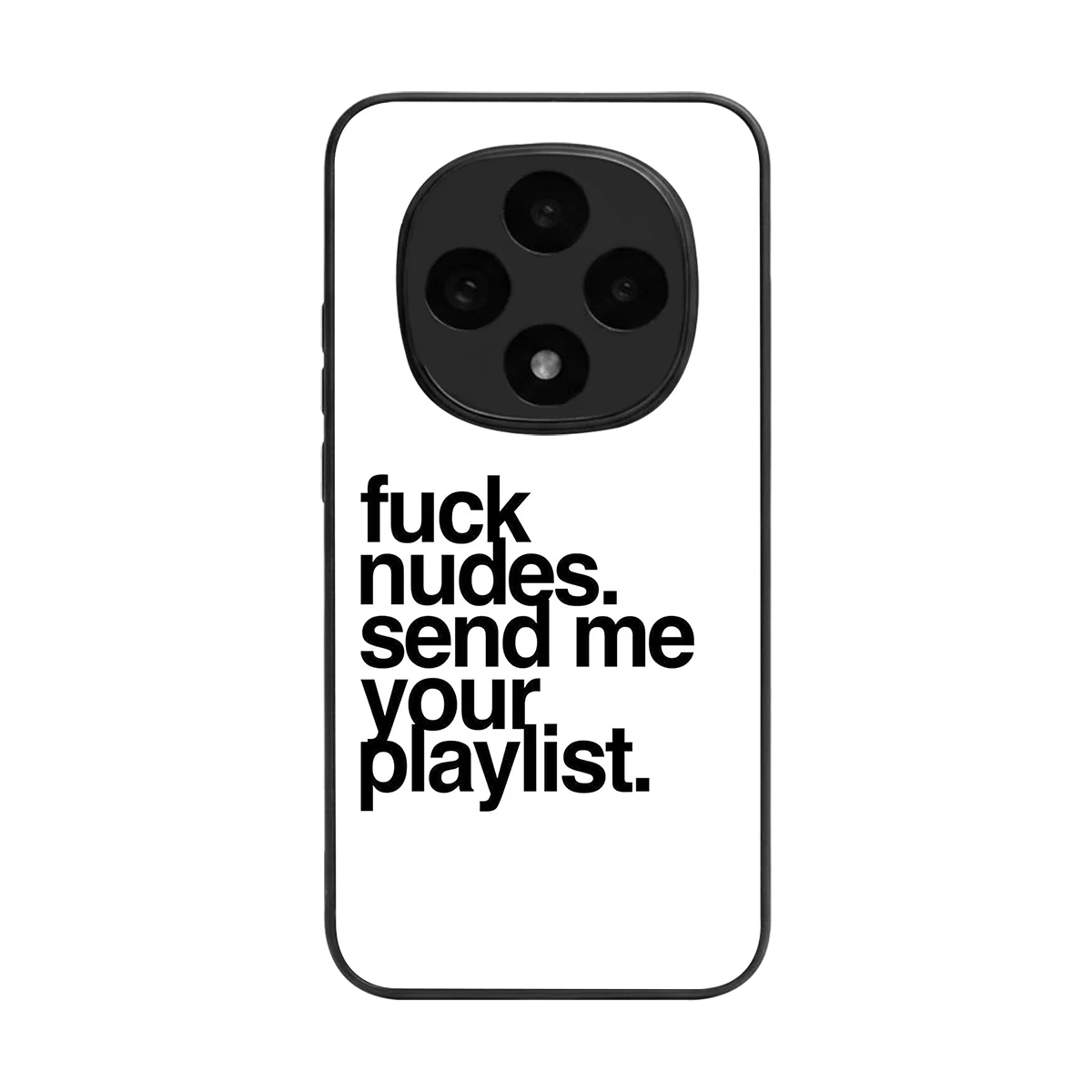 Playlist back phone cover | glass case for oppo f31 pro 5g