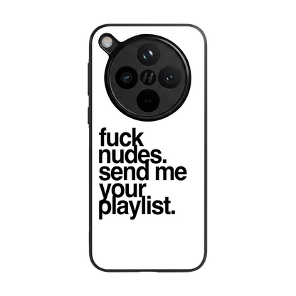 Playlist back phone cover | glass case for oppo find x8