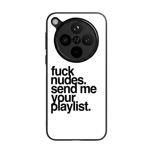 Playlist back phone cover | glass case for oppo find x8