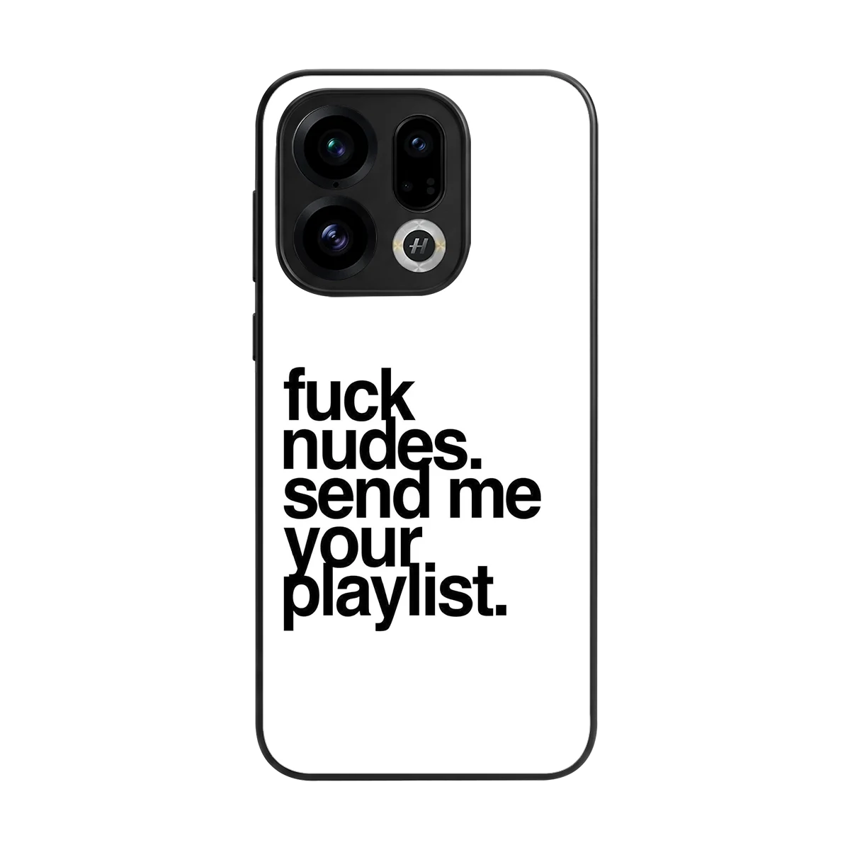 Playlist back phone cover | glass case for oppo find x9