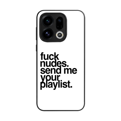Playlist back phone cover | glass case for oppo find x9
