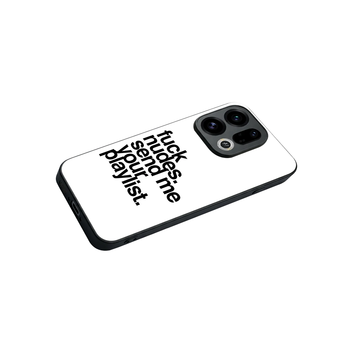 Playlist stylish phone case for oppo find x9 | glossy glass and slim fit