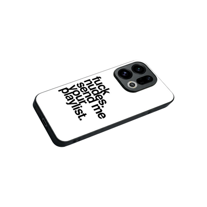 Playlist stylish phone case for oppo find x9 | glossy glass and slim fit
