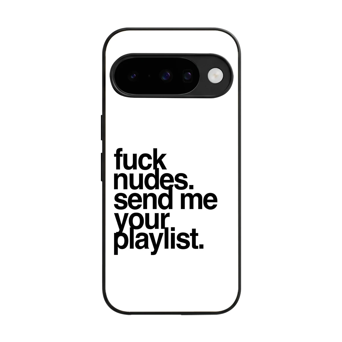 Playlist back phone cover | glass case for google pixel 10