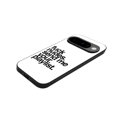 Playlist stylish phone case for google pixel 10 | glossy glass and slim fit