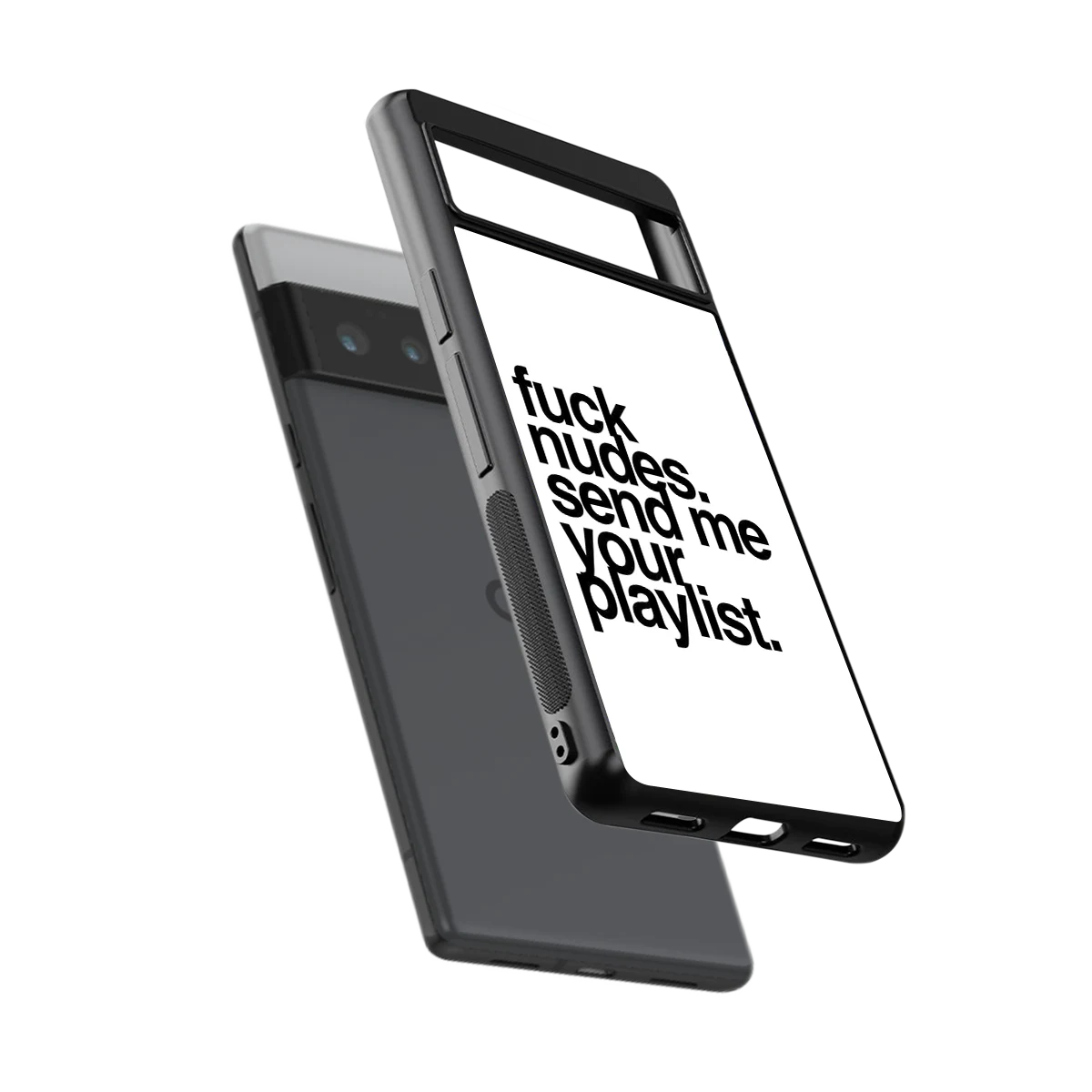 Playlist sleek google pixel 6 pro cover with tempered glass back and TPU edges