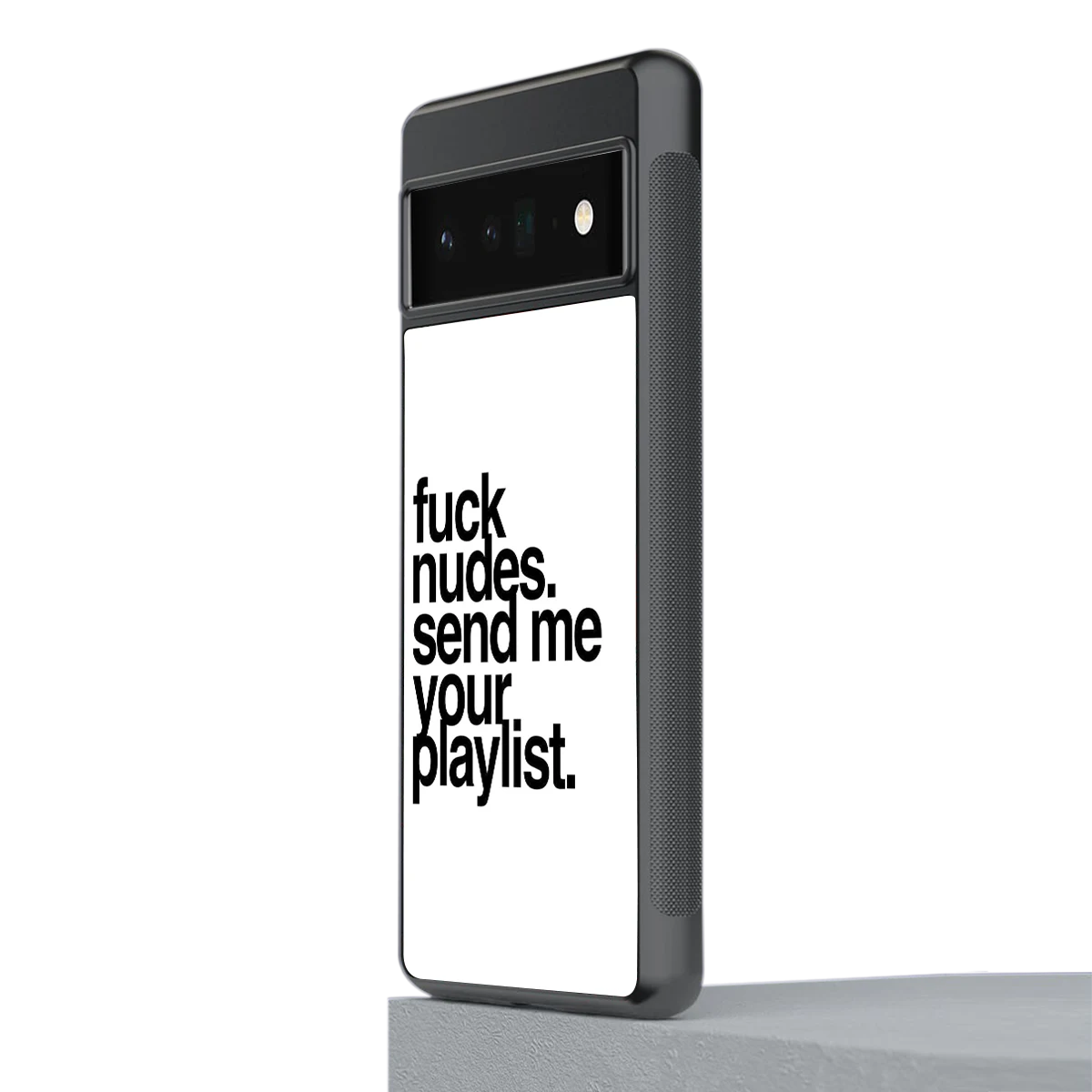 Playlist stylish phone case for google pixel 6 pro | glossy glass and slim fit