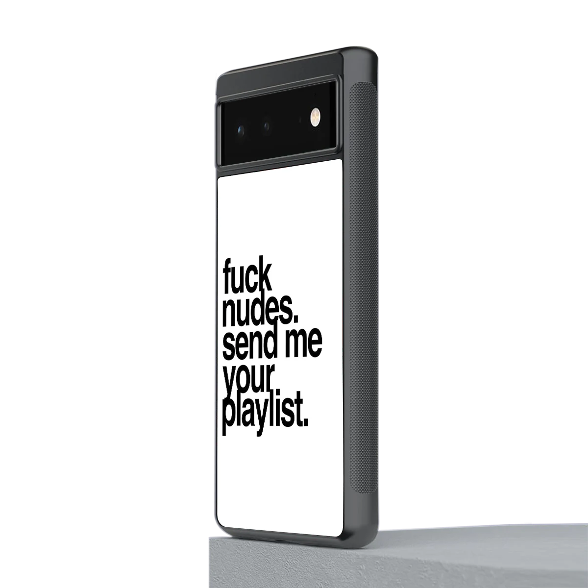 Playlist stylish phone case for google pixel 6a | glossy glass and slim fit