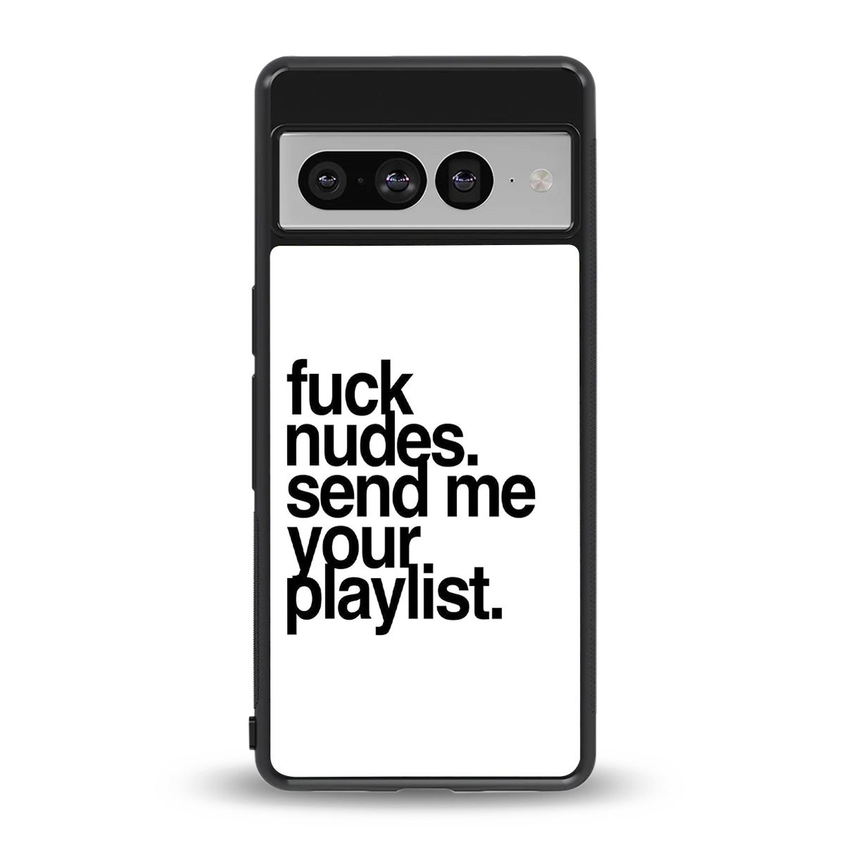 Playlist back phone cover | glass case for google pixel 7 pro