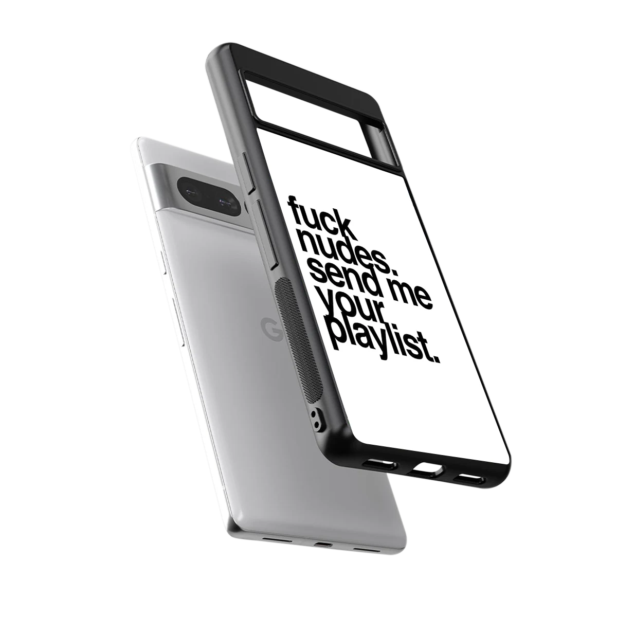 Playlist sleek google pixel 7 pro cover with tempered glass back and TPU edges