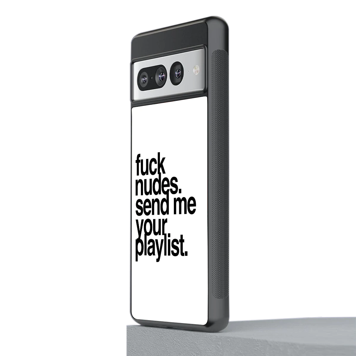 Playlist stylish phone case for google pixel 7 pro | glossy glass and slim fit