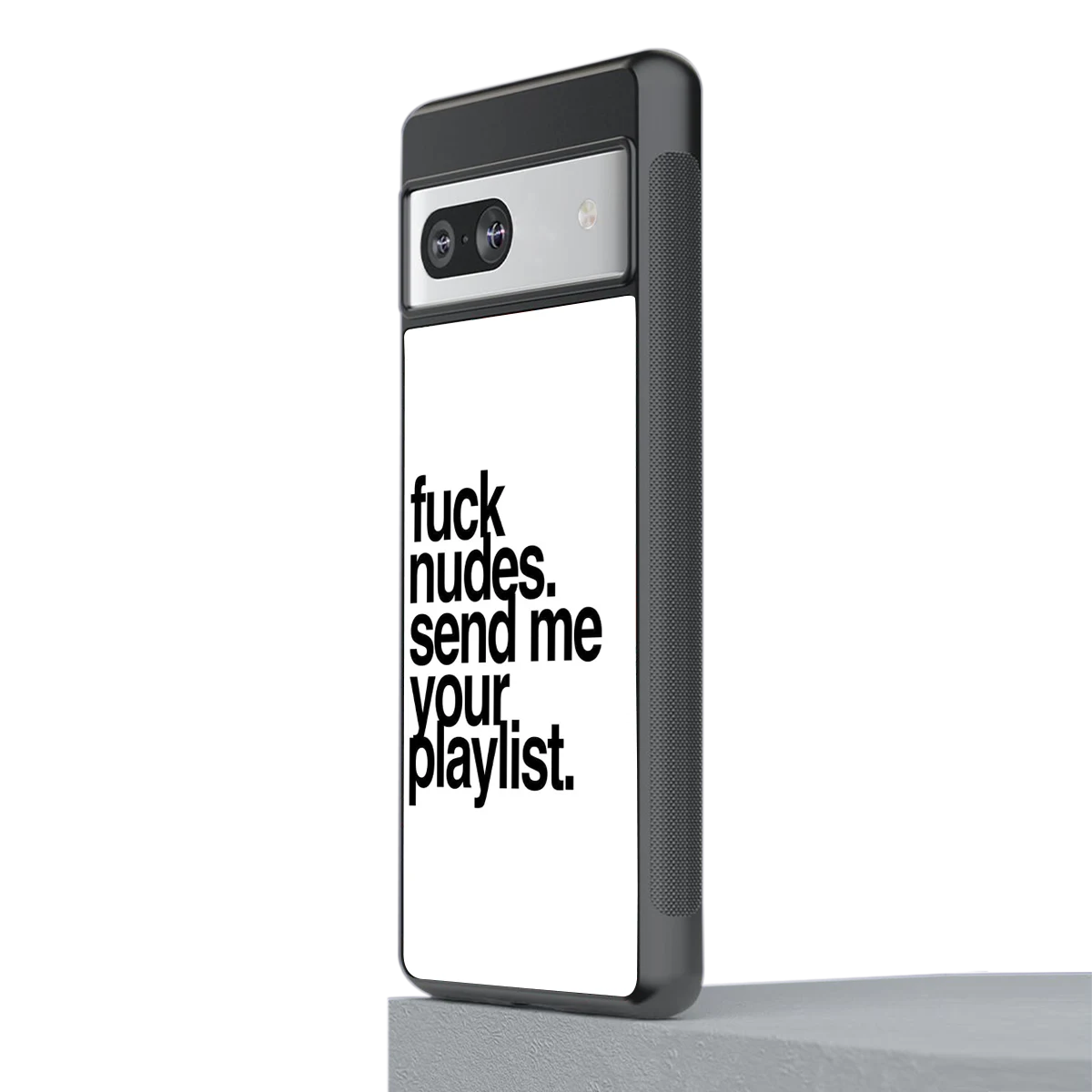 Playlist stylish phone case for google pixel 7a | glossy glass and slim fit