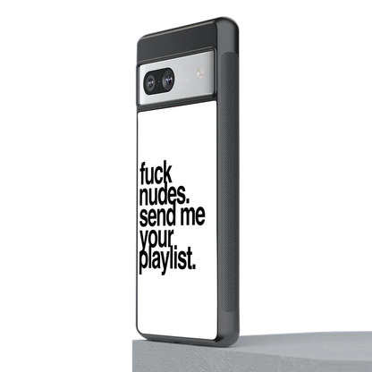 Playlist stylish phone case for google pixel 7 | glossy glass and slim fit