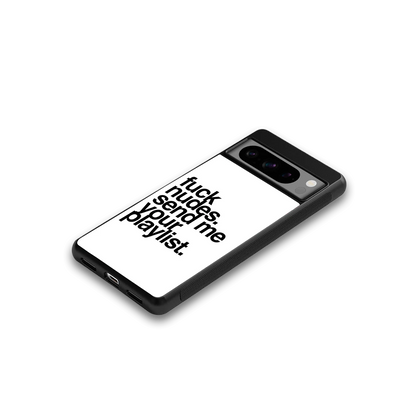 Playlist google pixel 8 pro mobile cover | shockproof glass phone case